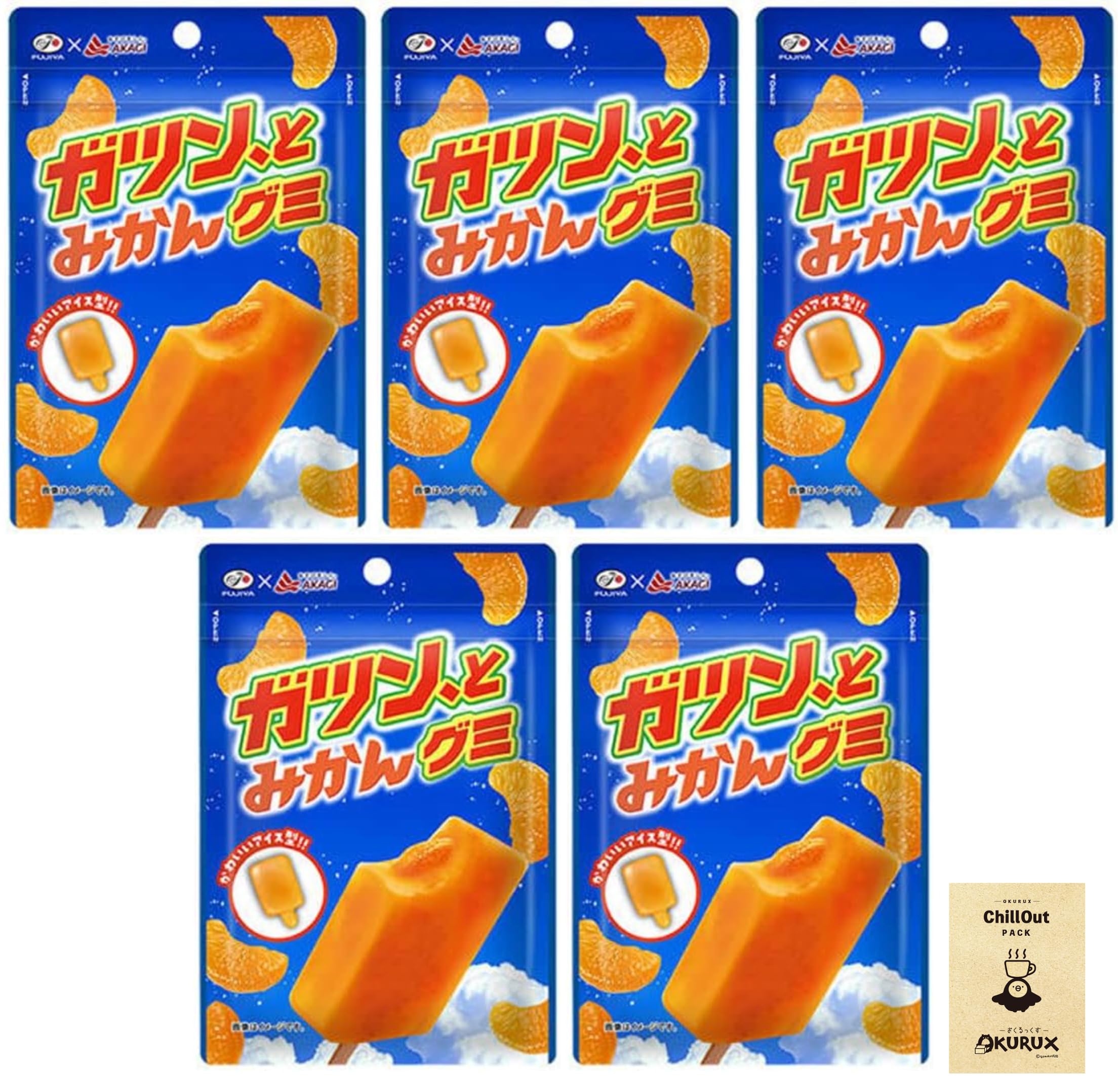 Amazon | OKURUX [5個/ガツンとみかんグミ] 不二家 ガツン、とみかん