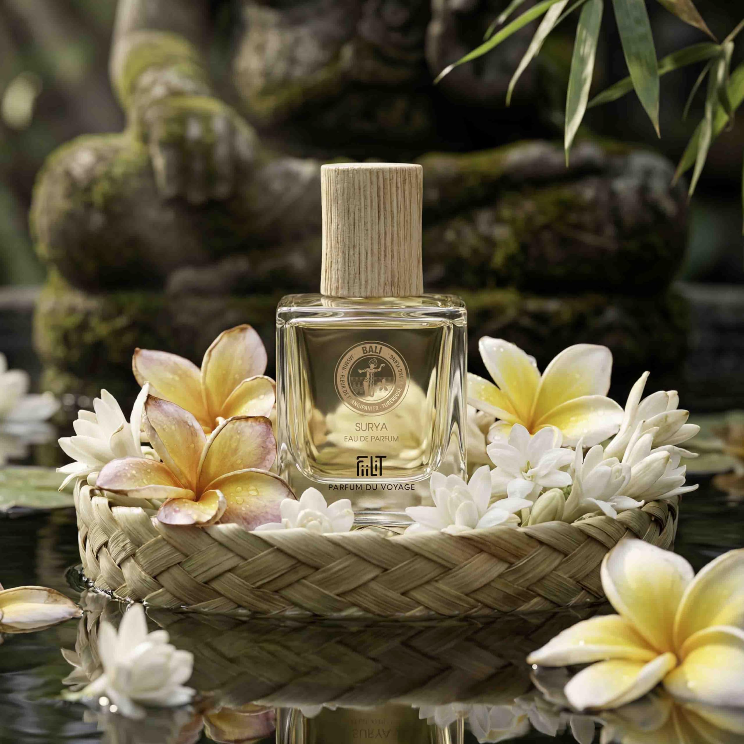 Eau de Parfum SURYA BALI - FiiLiT Parfum du Voyage - mixte - Spray Rechargeable - Floral Oriental