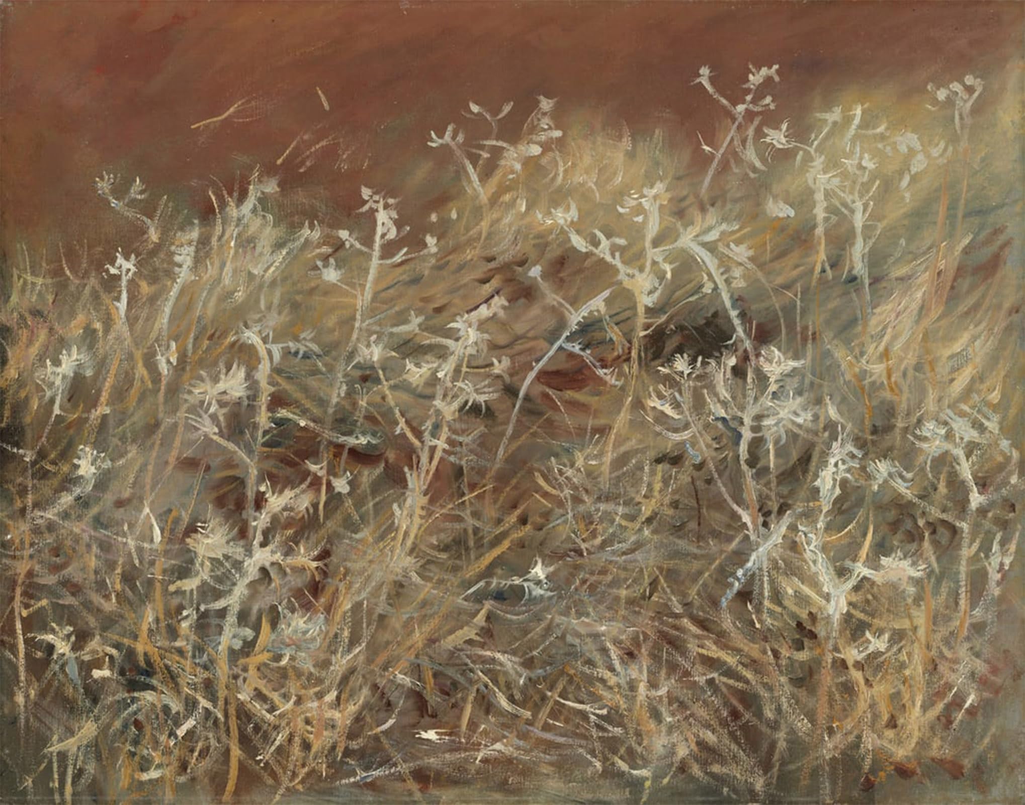 POSTERIIk Famous Modern Artwork Art Mural Thistles by John Singer Sargent Oil Paintings Pictures for Home Decor 60x90cm