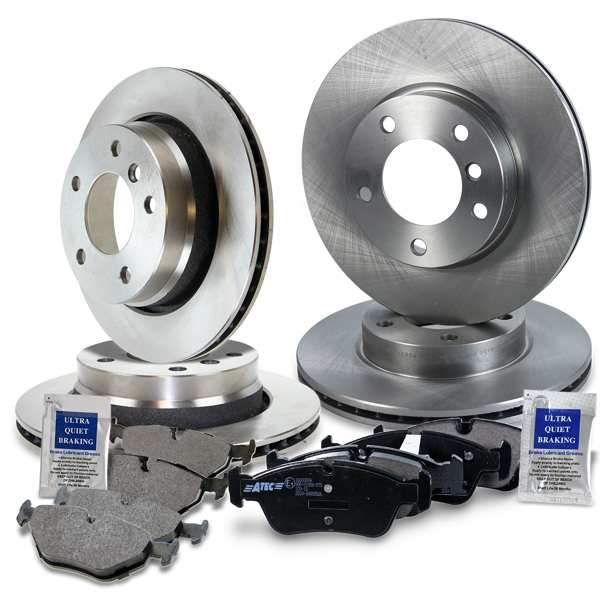 ATEC Germany Kit Freinage Avant - Disques Ventilés 266mm + Plaquette Pour Citroën Peugeot