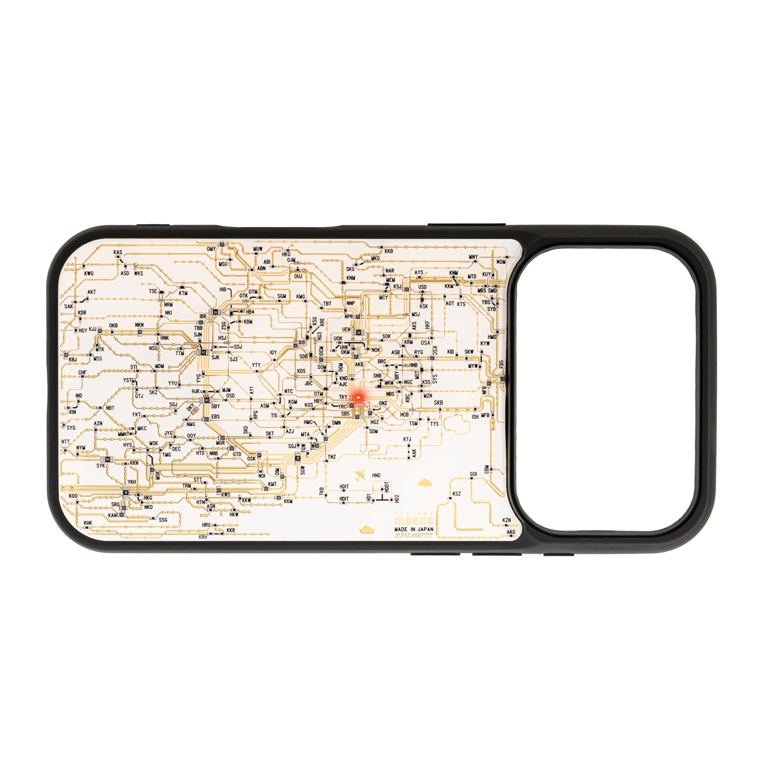 PCB ART moeco 東京回路線図 iPhone XSMaxケース 【公式通販】