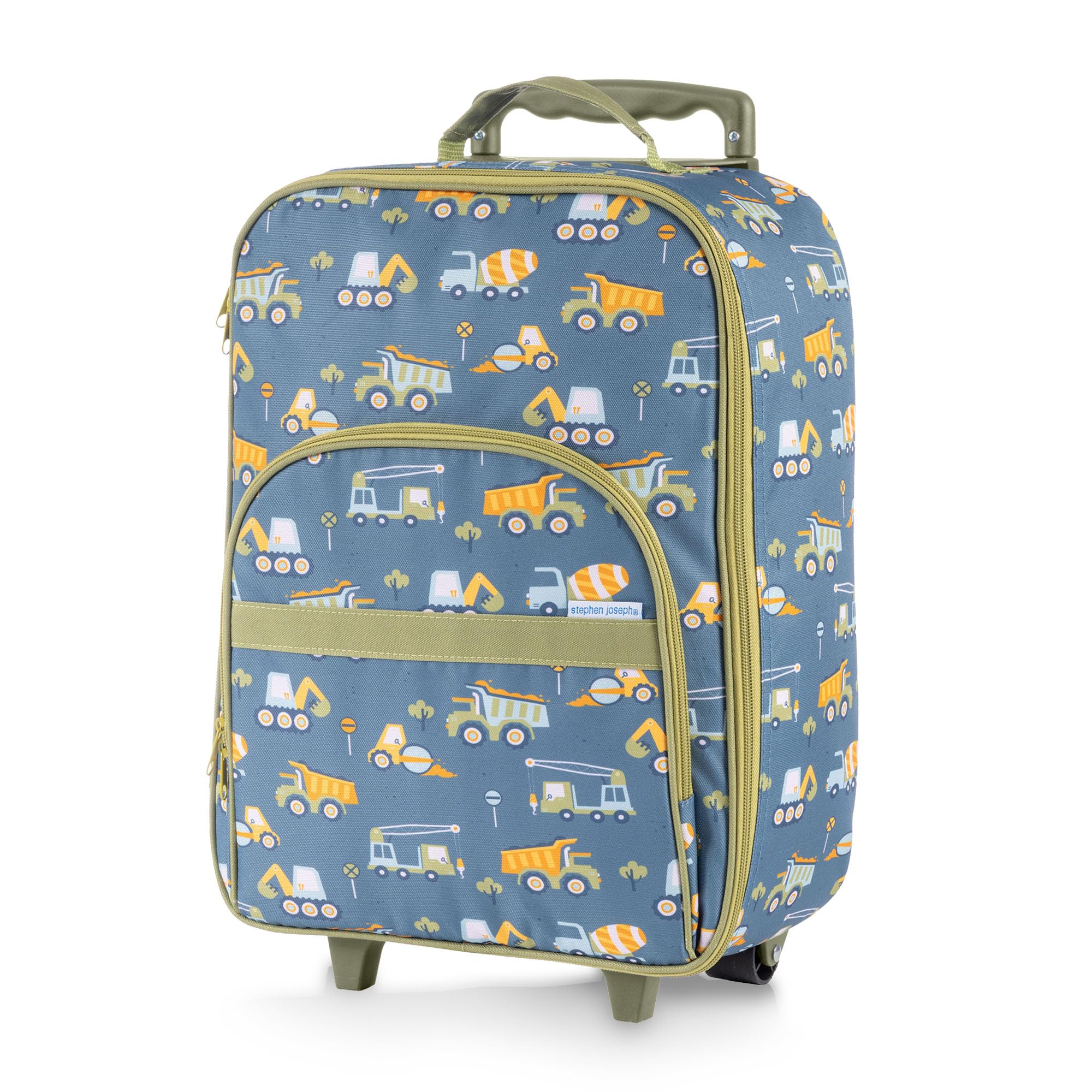 Stephen Joseph Kids Rolling Luggage Construction