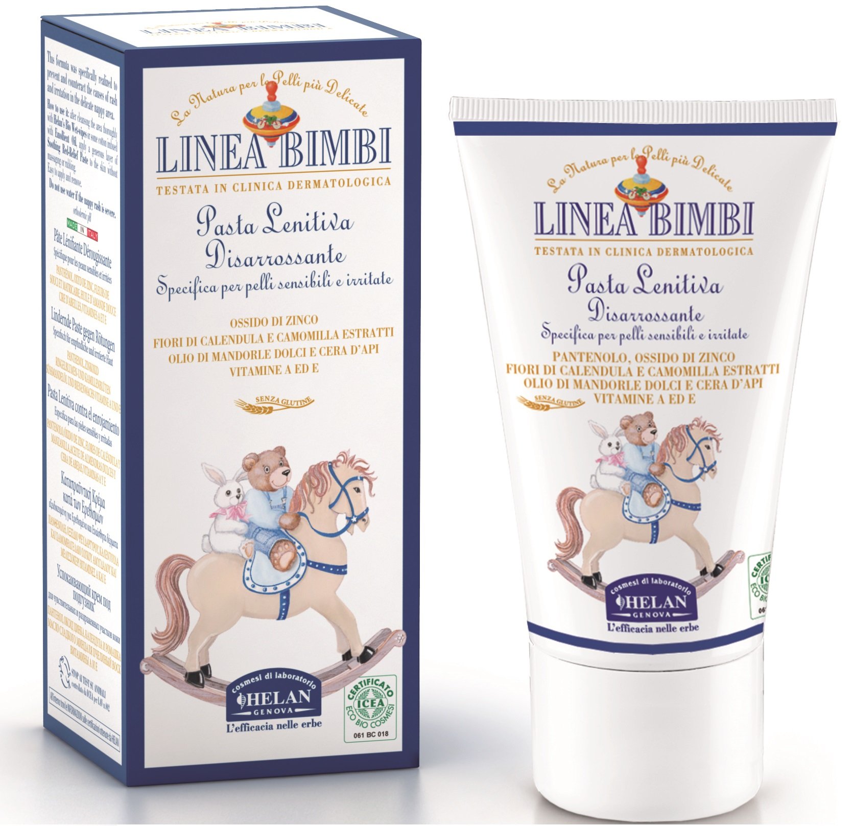 Linea Bimbi Certified Organic Soothing Red Relief Nappy Rash Cream Specifically for Baby ’s Irritated and Sensitive Skin 50g
