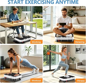 Vibration Plate Exercise Machine ,250 Levels Vibrating Plate