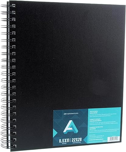 Miniatura 4 de Art Alternatives Cuaderno de bocetos encuadernado en espiral, 8.5 x 11 pulgadas