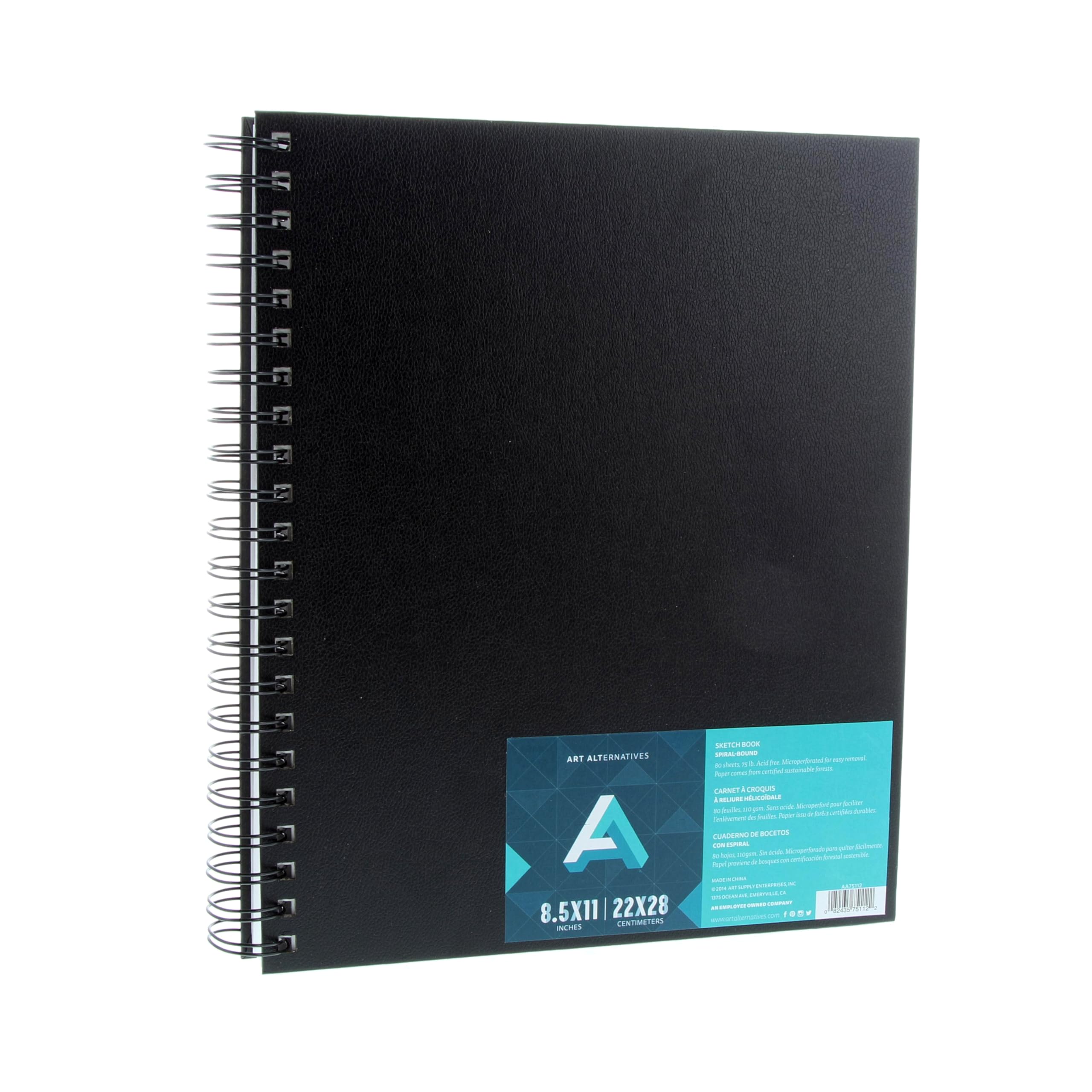 Art Alternatives Spiral-Bound Sketch Book, 8.5 in x 11 in - Image 4