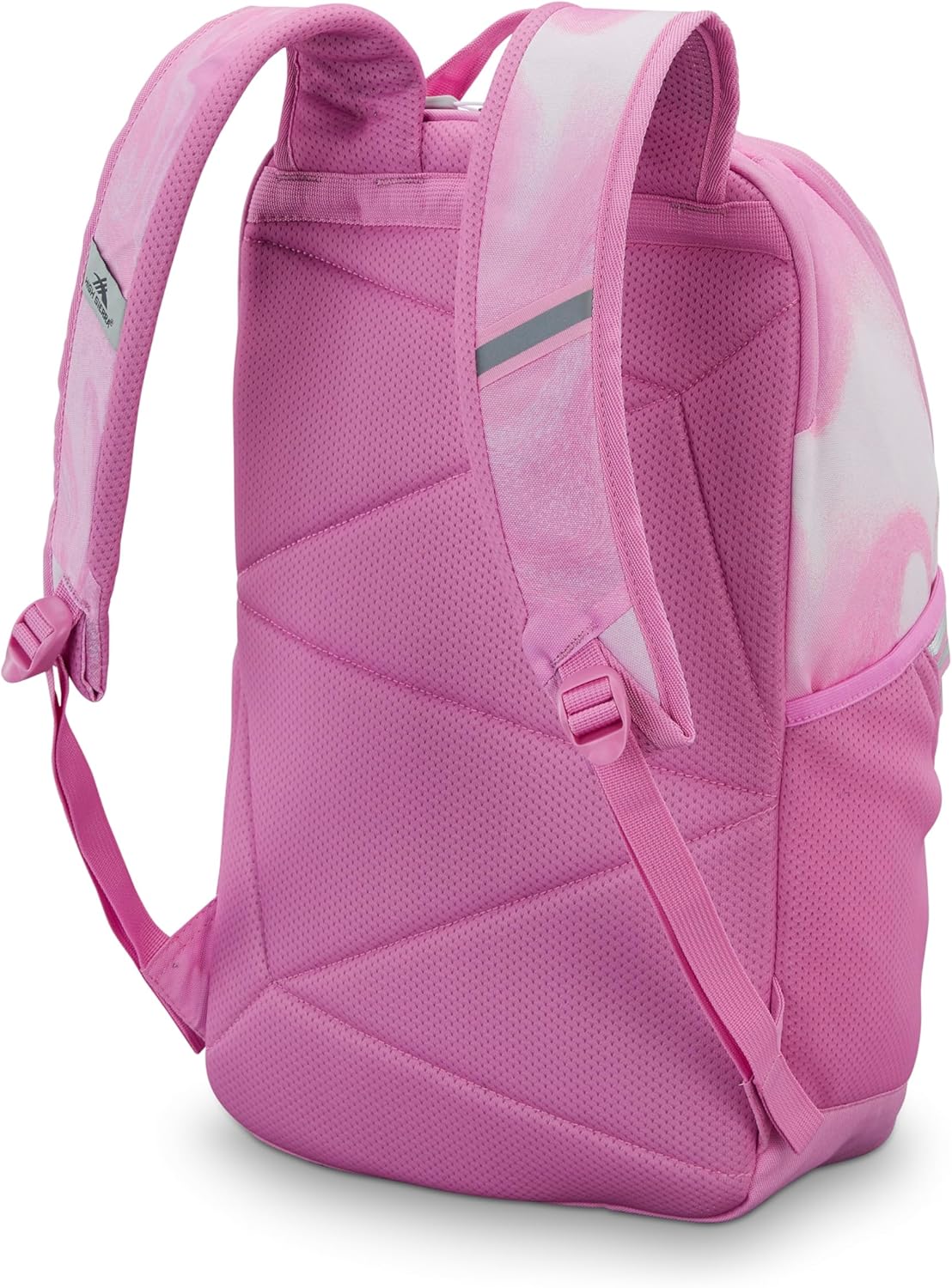 High Sierra Swoop SG Backpack, Travel or Work Laptop Bookbag with Drop Protection Pocket, and Tablet Sleeve, One Size, Pink Marble Swirl - Image 3