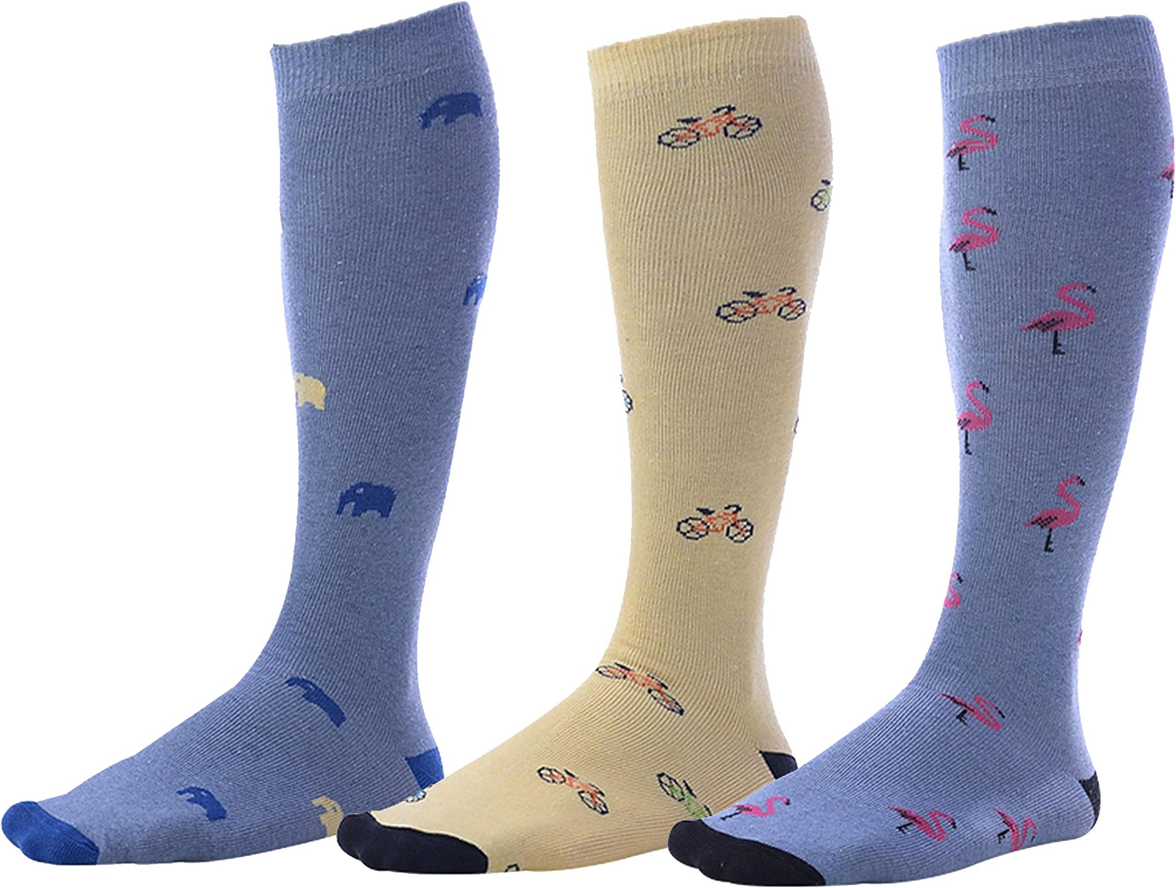 Pierre Henry SocksPierre Henry Over the Calf Socks for Men (3 pairs) | Cotton made Multi Fashion dress Long comfort socks | Size 7-11 |12-16