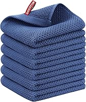Vista 129 de Nialnant Paquete de 6 toallas de mano de cocina, grandes toallas de té de cocina 100% algodón, paños de cocina para secar platos 13x28 pulgadas