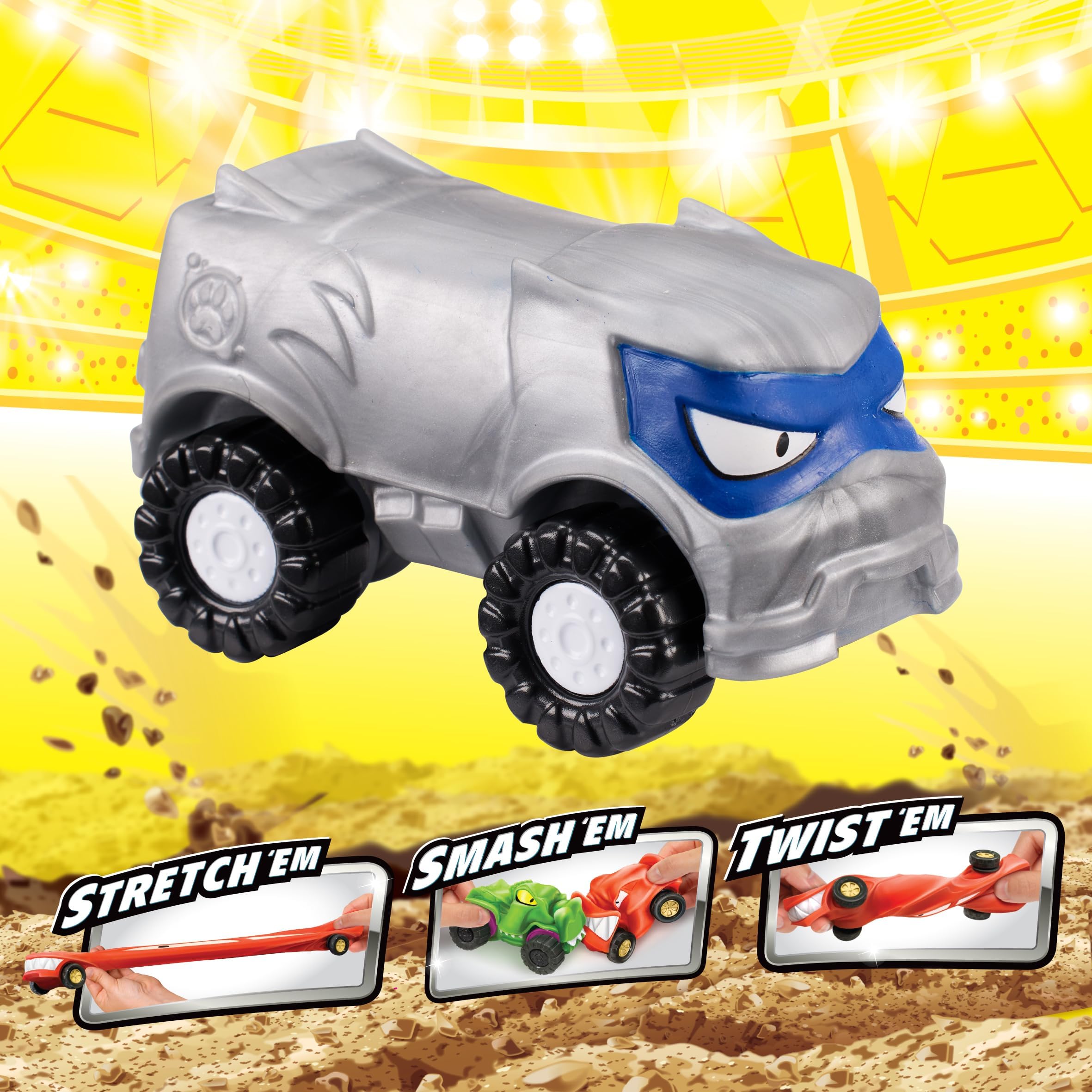 Goo Mobiles Powerhouse Pantaro. Stretch 'em! Smash 'em! Twist 'em! Fix Them and Start Again! Present for 4 Year Old Girls, Boys and Goo JIT Zu Fans