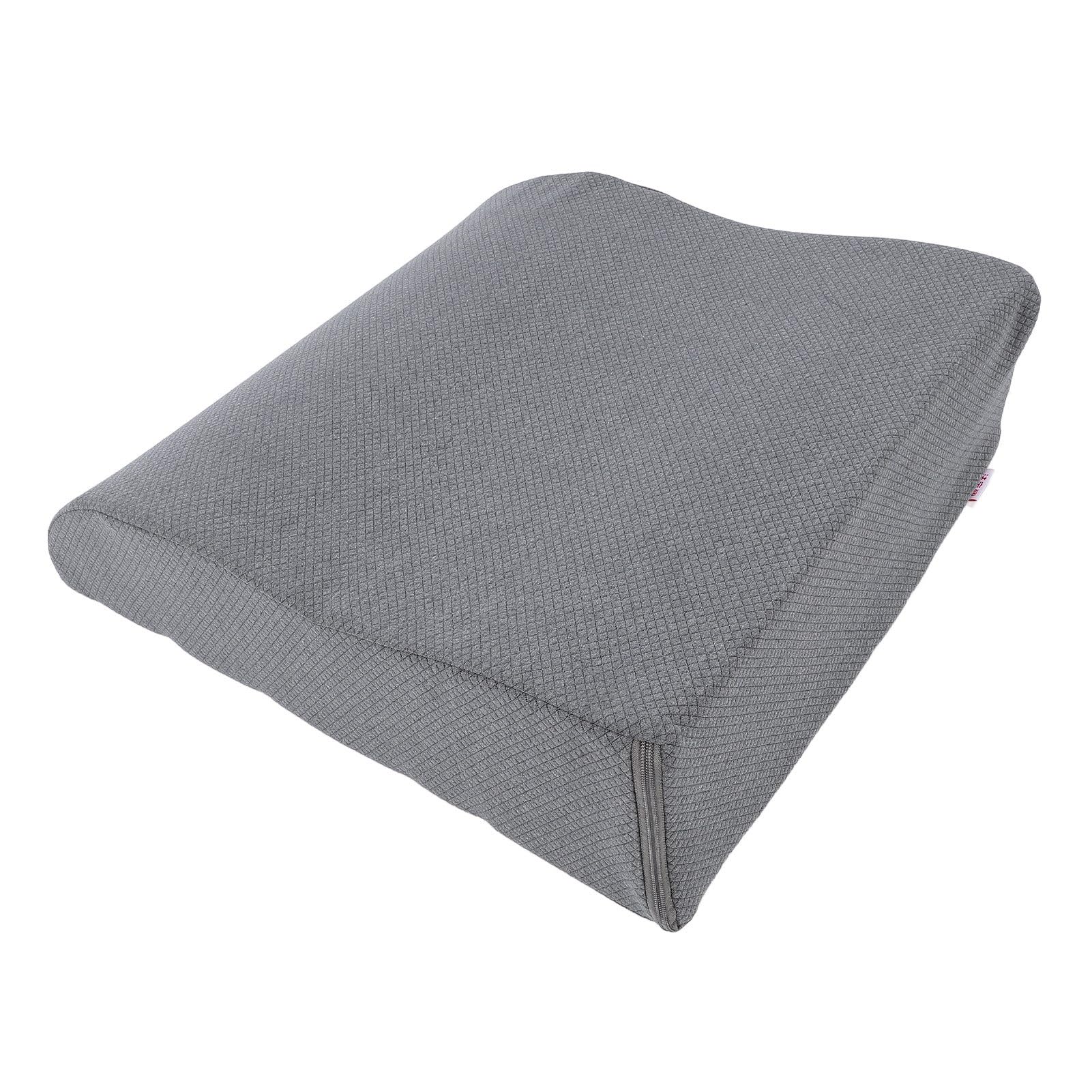 Almohada para Descansar Las Piernas, Cojín de Apoyo para Las Rodillas en Forma de S de Espuma Viscoelástica para Dormir, Ancianos, Mujeres Embarazadas, 55x58x17cm