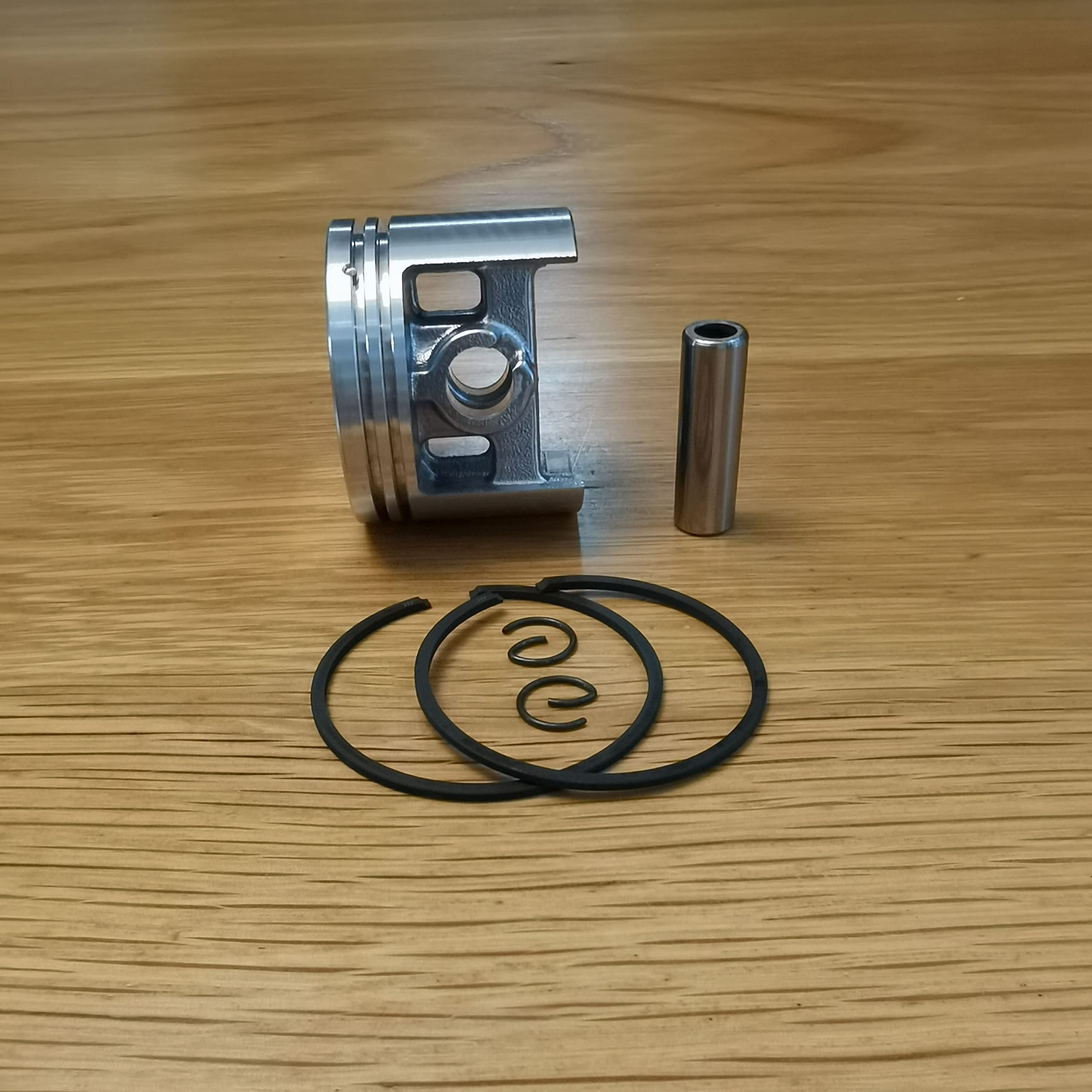 Kit Anello spinotto pistone 46mm Adatto for soffiatore S BR320 BR380 BR400 BR420 Sostituire 4203 030 2001 (Pezzi di Ricambio)