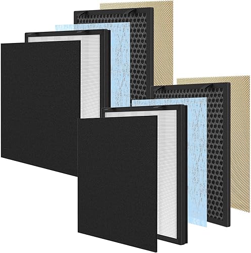 Miniatura 1 de Paquete de 2 filtros de repuesto 718 630 compatibles con Okaysou (OKSOU) Apollo 630 S630  Apollo 718 purificador de aire con filtración de 5 etapas