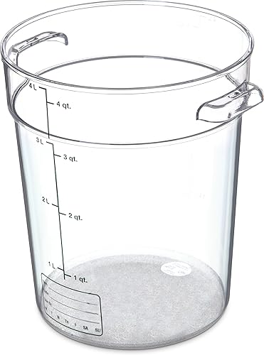 Carlisle FoodService Products Storplus Round Food Storage Container with Stackab