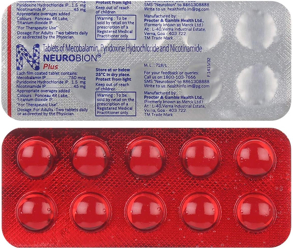 Neurobion Plus - Strip of 10 Tablets