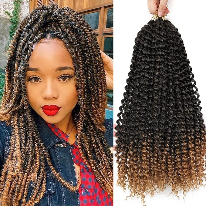 Download 7 Packs Passion Twist Hair 18inch Ombre Blonde Passion Twist Crochet Hair Extensions Water Wave Braiding Hair For Butterfly Soft Locs Synthetic Crochet Braids 18 22strands Pack T27 Beauty Amazon Com