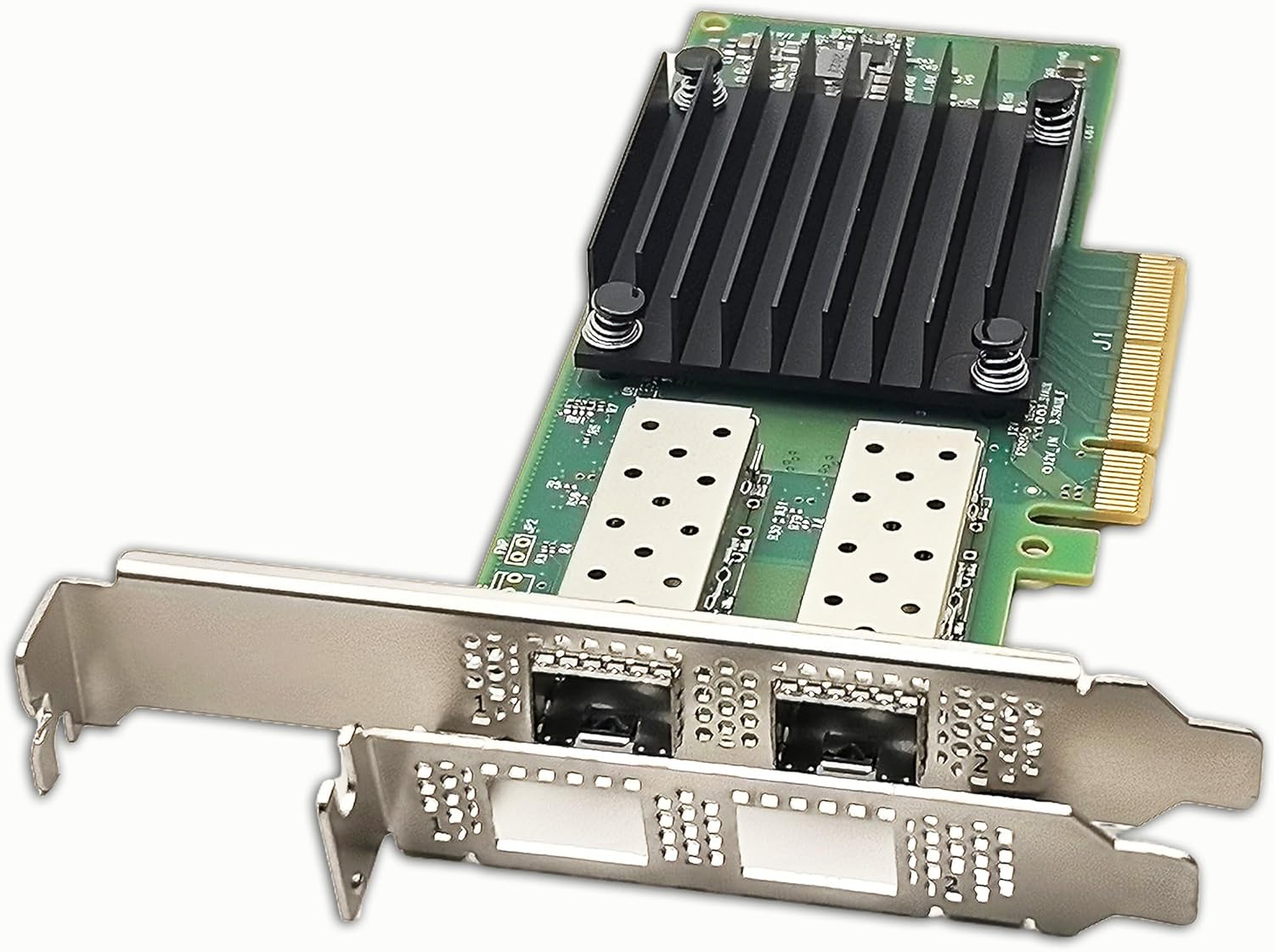 10/25GbE NIC with Mellanox CX-5 EN Chipset MCX512A-ACUT, Dual SFP28 Port PCIE3.0 x8, 25G Ethernet Network Adapter Card Support Windows/Linux/VMare/OFED, UEFI Enable