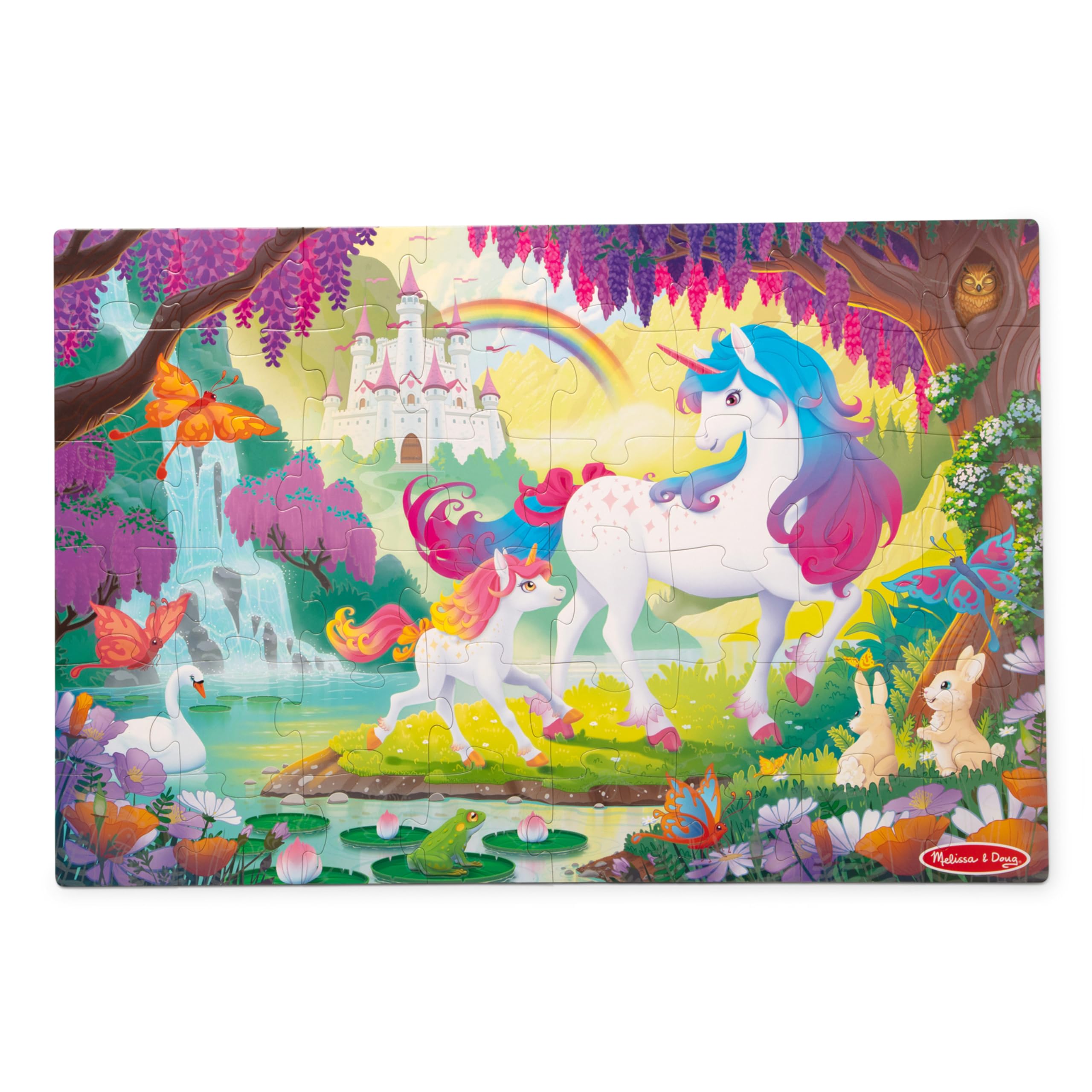 Amazon.com: Melissa & Doug Glow-in-The-Dark Unicorn Jumbo Floor