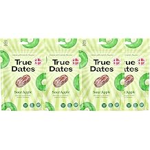 True Dates Candy Dates - Sour Apple - Dates With Candy Flavor, Vegan, No Added Sugar, Gluten Free - 3.5oz Bags 4 Pack
