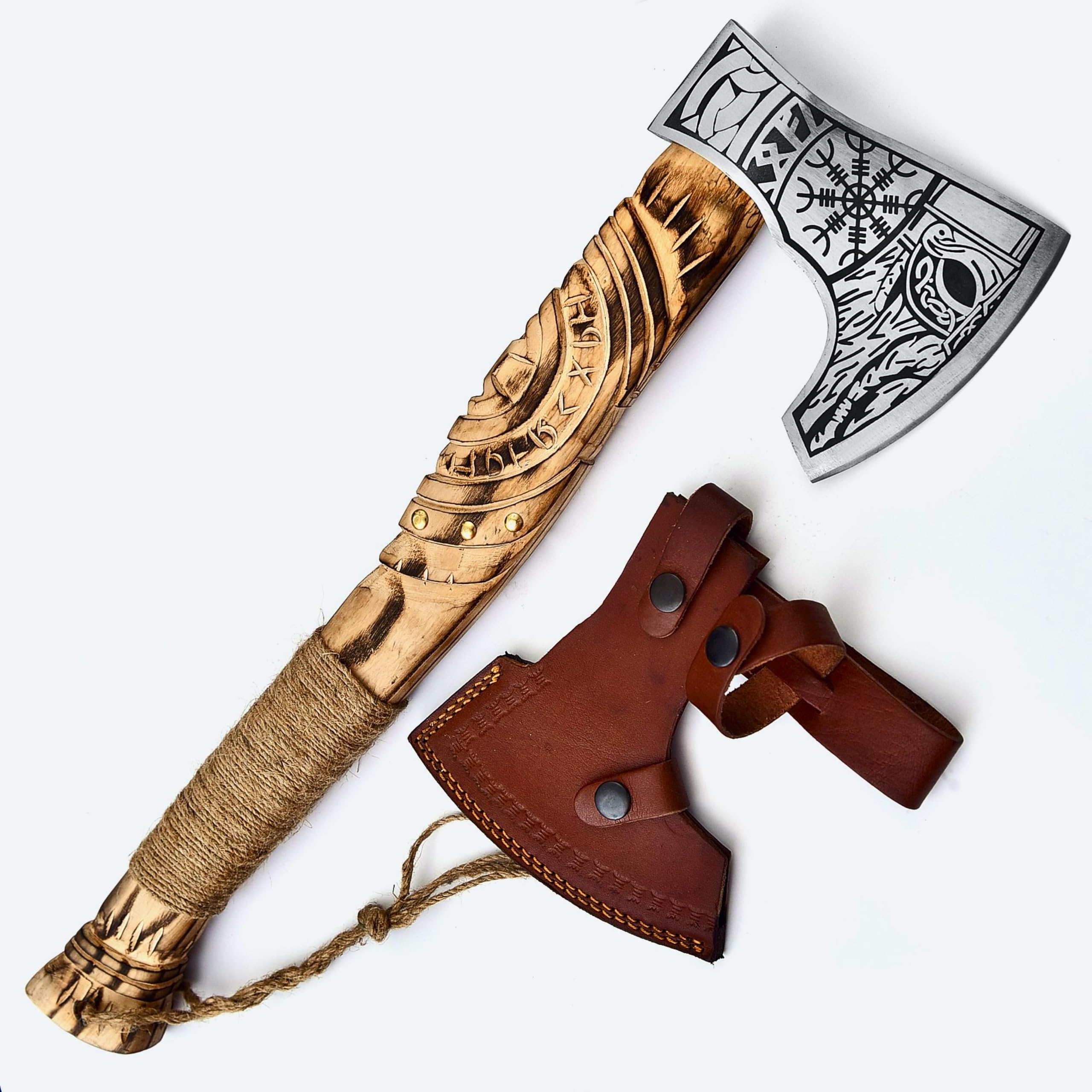 Viking tête de hache Gotland, émoussé (battle-ready