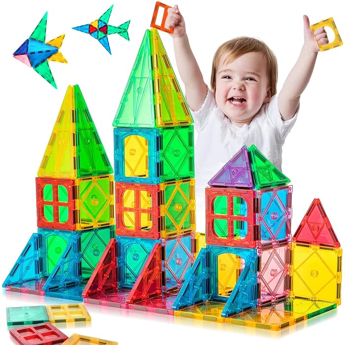 Buy Building Blocks Tiles STEM Toy Set 60PCS Kids Learning