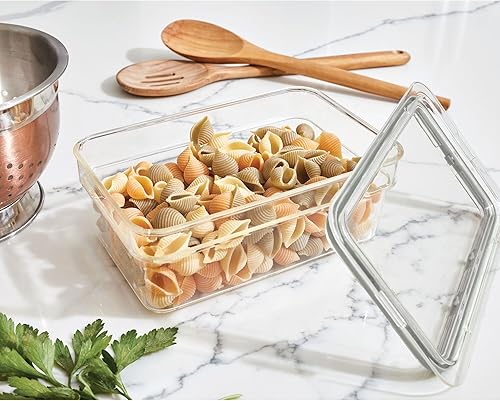 Miniatura 2 de IDESIGN The Fresh Collection - Contenedor de almacenamiento mediano corto para productos secos, 5 pulgadas de largo x 8.1 pulgadas de ancho x 3