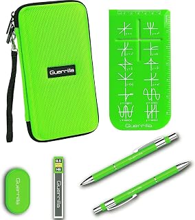 Guerrilla g1-calccaseblk – Calculadora gráfica Funda con Cremallera, Color Verde