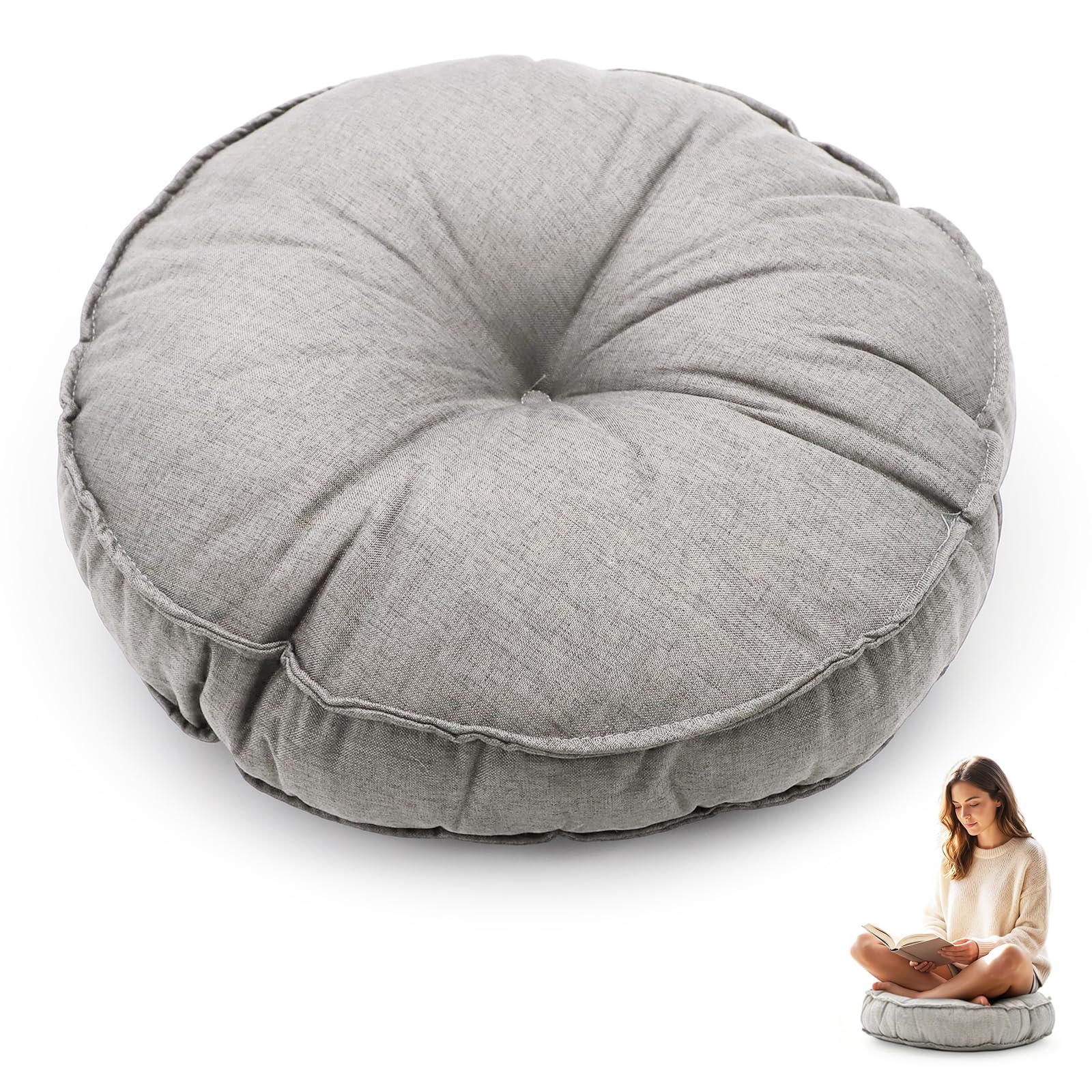 Coussin d'assise contre les chaises dures : modèle imperméable 45 cm de sol