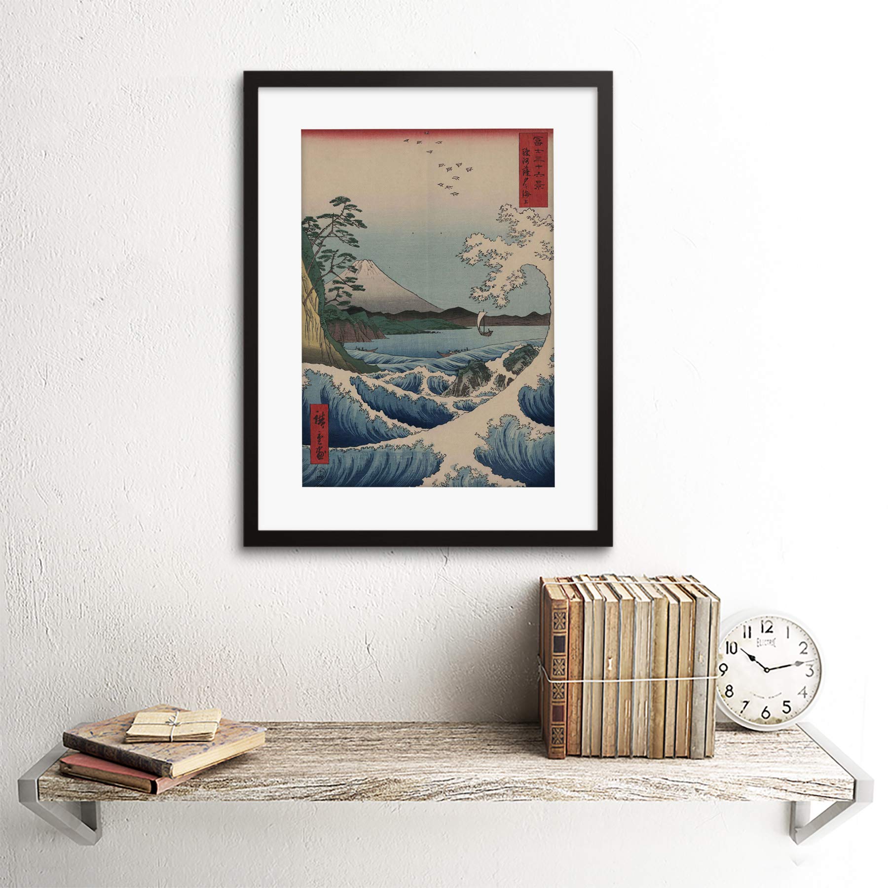 Amazon.com: UTAGAWA JAPANESE SEA OFF SATTA OLD PAINTING