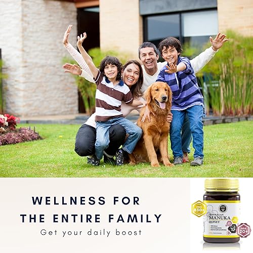 Miniatura 5 de Honey Australia Miel de manuka cruda  Pure MGO 830+ NPA 20+ Miel de Manuka certificada de grado médico de calidad médica para la salud diaria, 17.6
