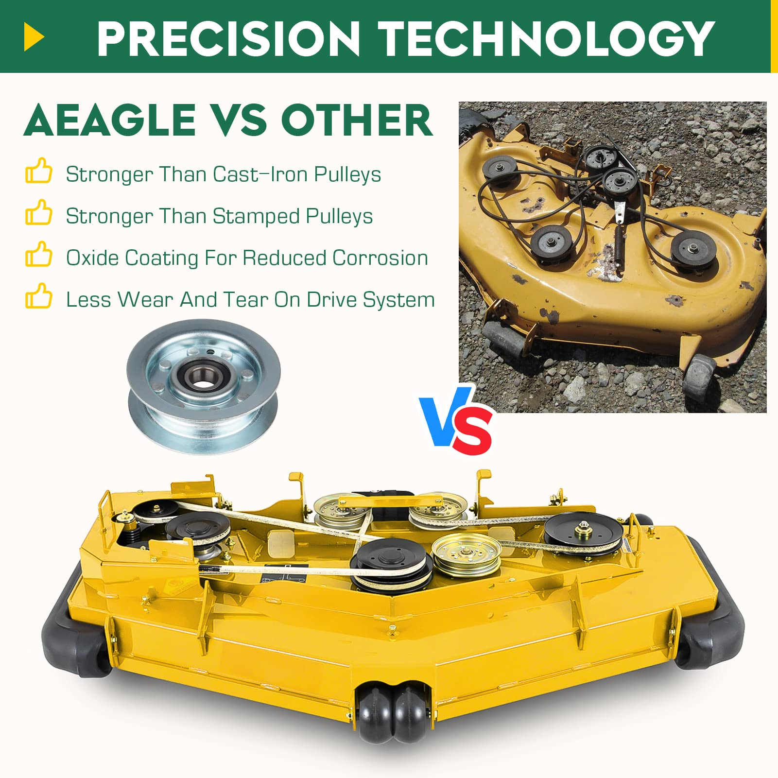 Deck Drive Belt For John Deere LA165 X140 X165 Z255 Z355 E GX21833 - Foto 8