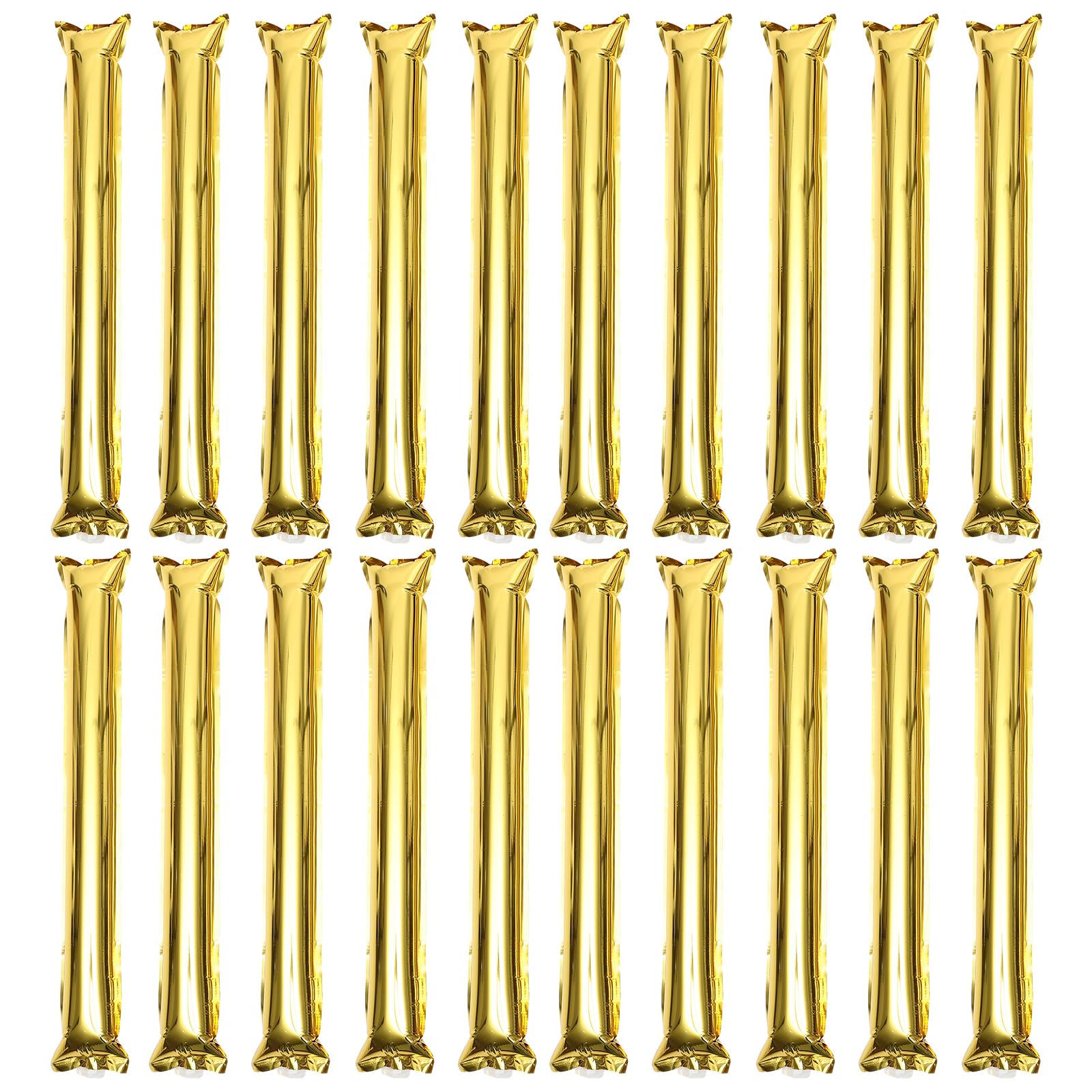 jarbins 24 Pcs Golden Thunder Sticks Boom Sticks Thicken Bam Bam Thunder Sticks Cheering Sticks Noisemakers for Sports Team Spirit Party Sporting Events Dance