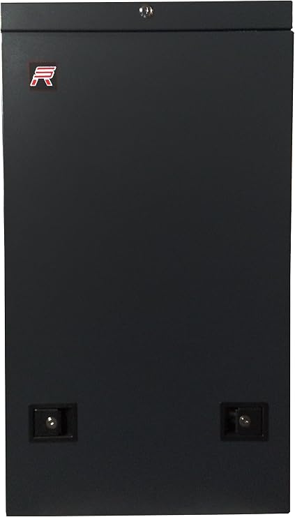 6U Wall Mount Rack Network Cabinet Enclosure - Vertical Server Equipment, Durable Mini Design, Efficient Cooling, Secure Lock, Easy Installation, Steel Construction