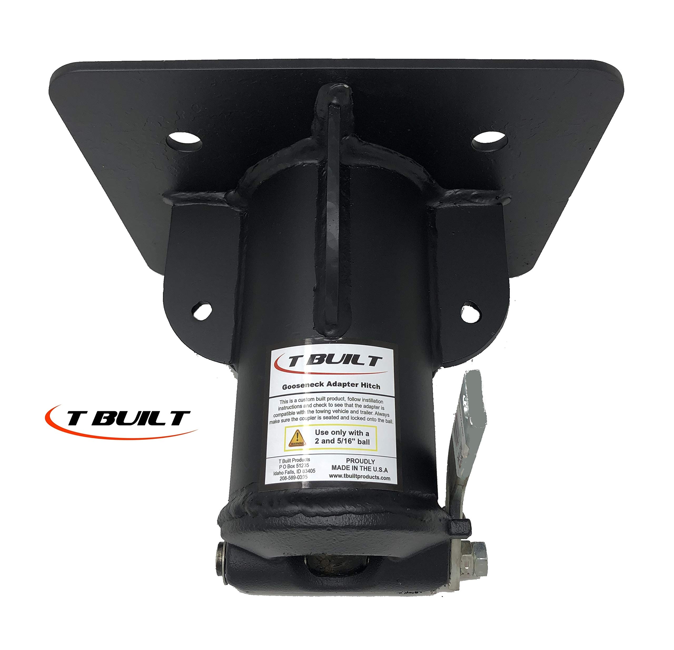 T Built 8" Fifth Wheel to Gooseneck Adapter Hitch