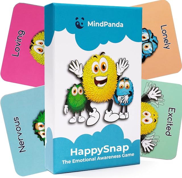 MindPanda HappySnap Hilariously Funny CBT Game | Empowering Kids And Teens To Take Charge Of Their Feelings And Emotions | Therapy Game For Counselors Teachers And Parents | Ages 6-15