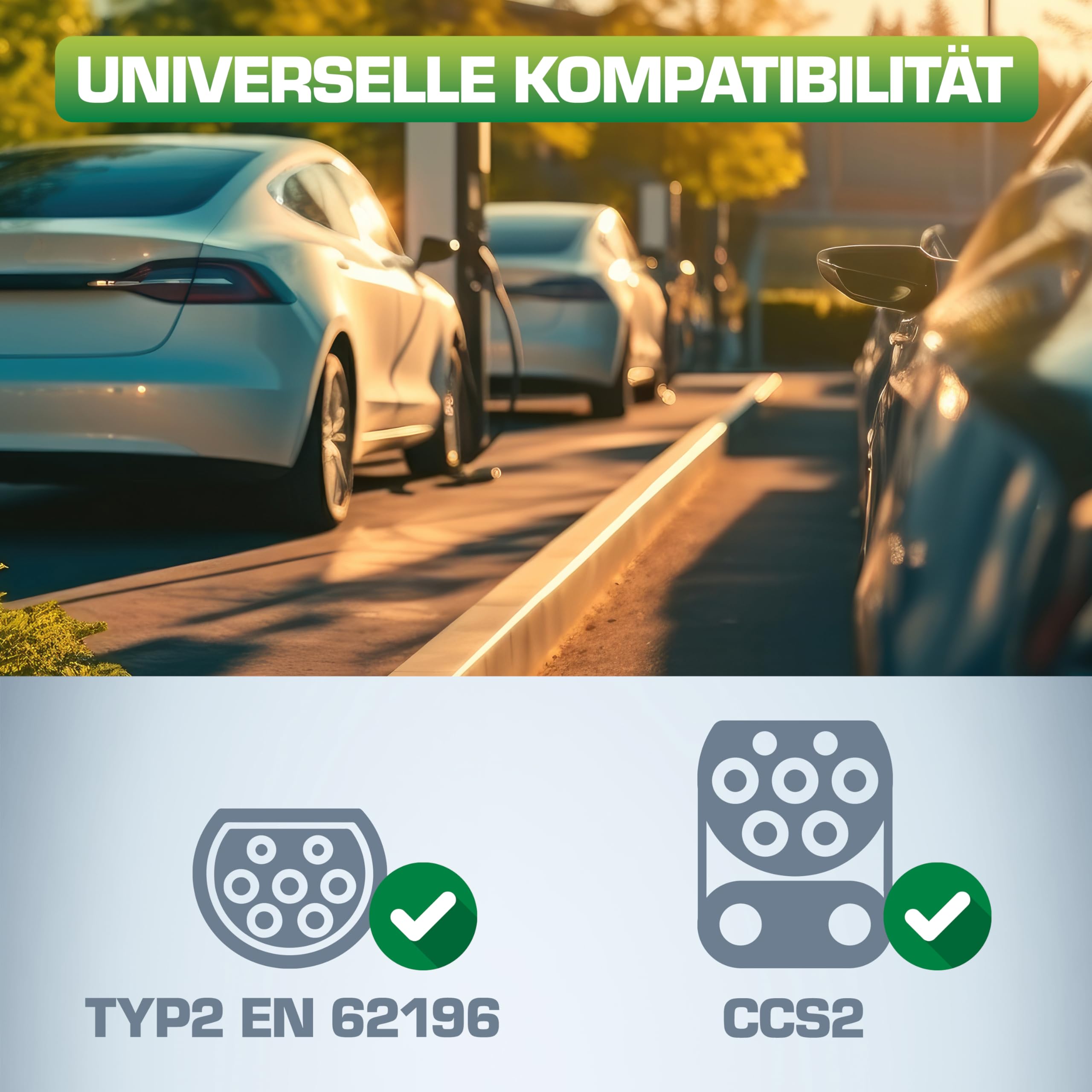 InLine EV 16277S - Cavo di ricarica a spirale per auto elettrica, 7,5 m, tipo 2 EN 62196, con custodia, 11 KW MAX./7,4 KW/3,7 KW, 16A, 3 fasi, compatibile con modelli come i3, iX, ID.3, ID.4 e altri,