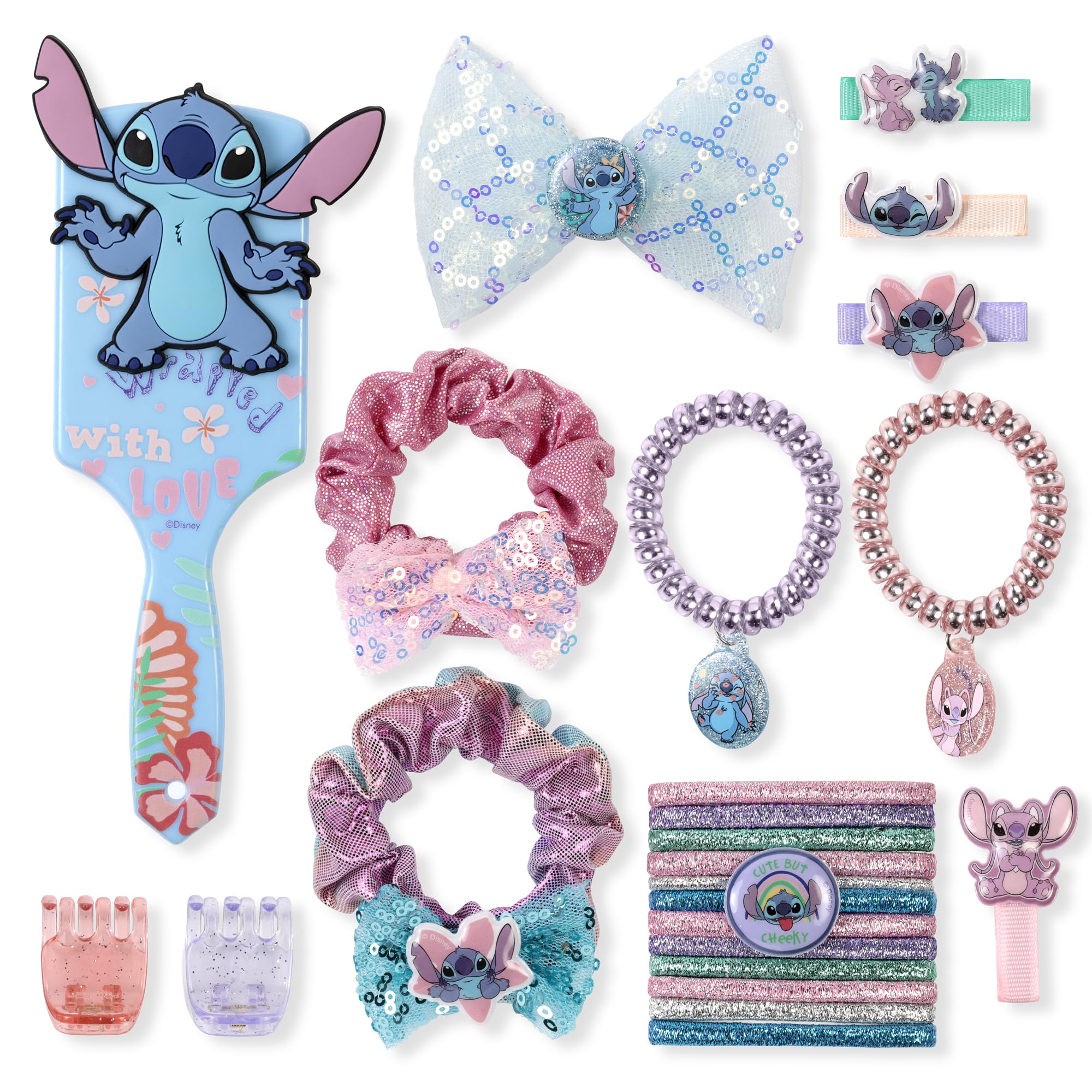 Lilo & Stitch Accessories Set - 24-Delig, Petit, Mehrfarbig, Mały