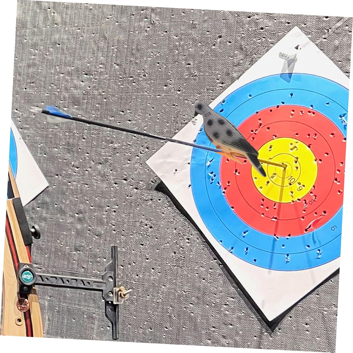 1Pc Symulowane Gołąb Cel Sportowe Naklejki Naklejki Z Pianki Sportowe Sprzęt Strzelanie Cel Dove Sylwetka Wabiki Zaczep Do Paska Symulacja Dove Cel Sprzęt Myśliwski Cel 3D