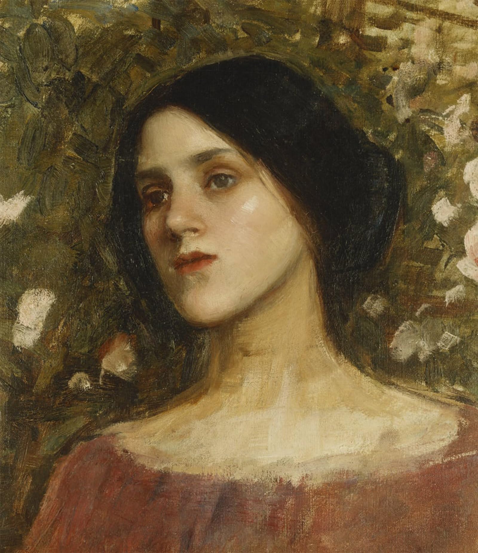 SERENDIPITP Vintage Wall Art Canvas Nordic Poster Canvas Print Picture Fair Rosamund by John William Waterhouse Wall Art Poster for Home Decor 60x90cm