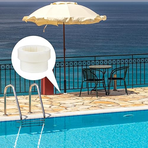 Miniatura 4 de Thyle Adaptador estabilizador de sombrilla de piscina, fundas de adaptador roscadas para sombrilla de piscina, estabilizador de poste para patio al