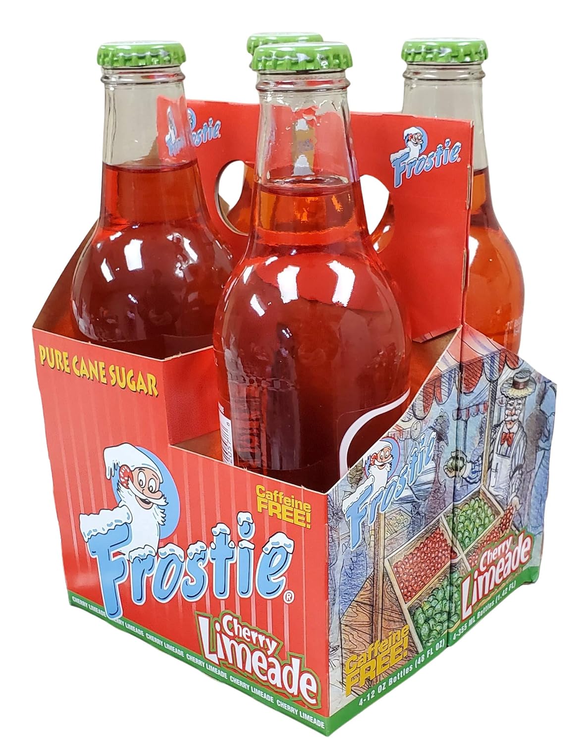 Frostie Soda 12 ounce Glass Bottles (Cherry Limeade, 12)
