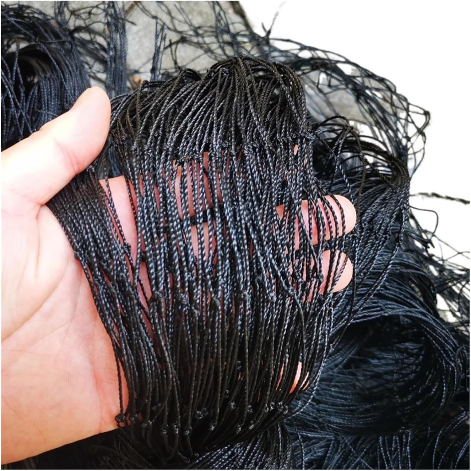 Heavy Duty Black Garden Net Bird Netting Chicken Fence Mesh for Poultry Aviary Pens Pen to Anti Deer Hawk