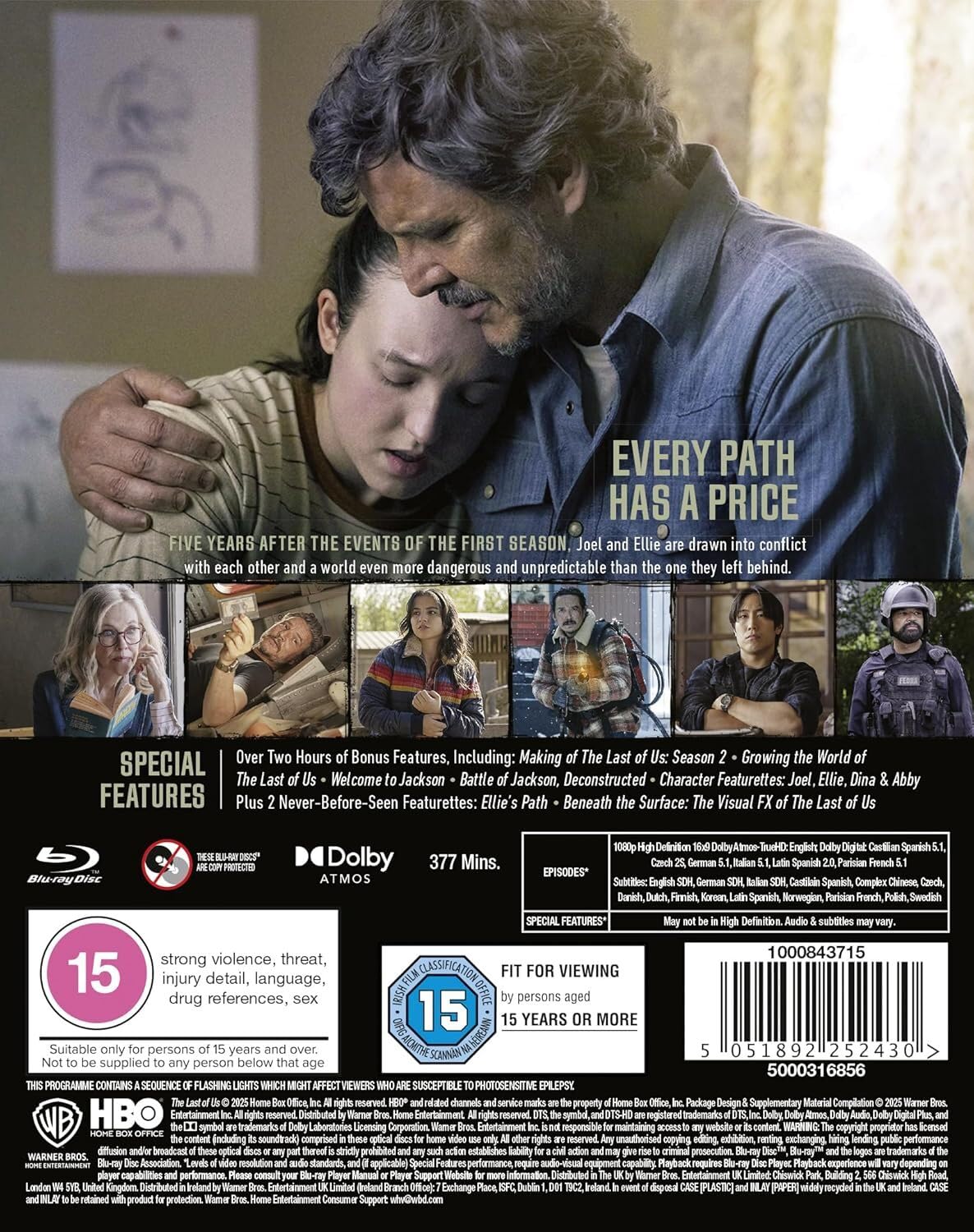 The Last of Us: The Complete 1 & 2 Seasons [7-Disc Set] [2023–2025] [Blu-ray] [Region Free]