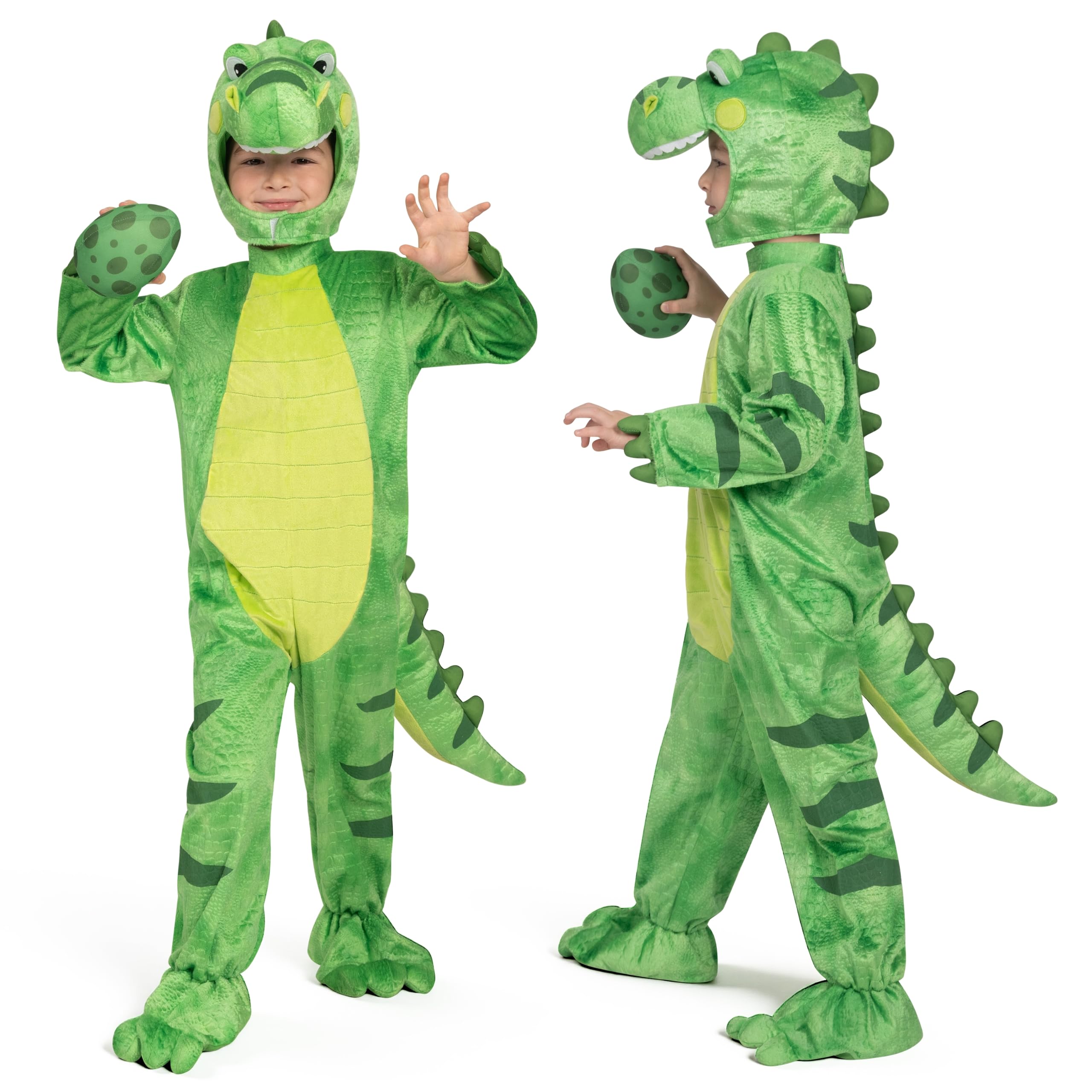 Spooktacular Creations Halloween Dziecko Pomarańczowy Dinozaur T-Rex Realistyczny kostium dla dzieci Mały Halloween Sztuczka lub umowa