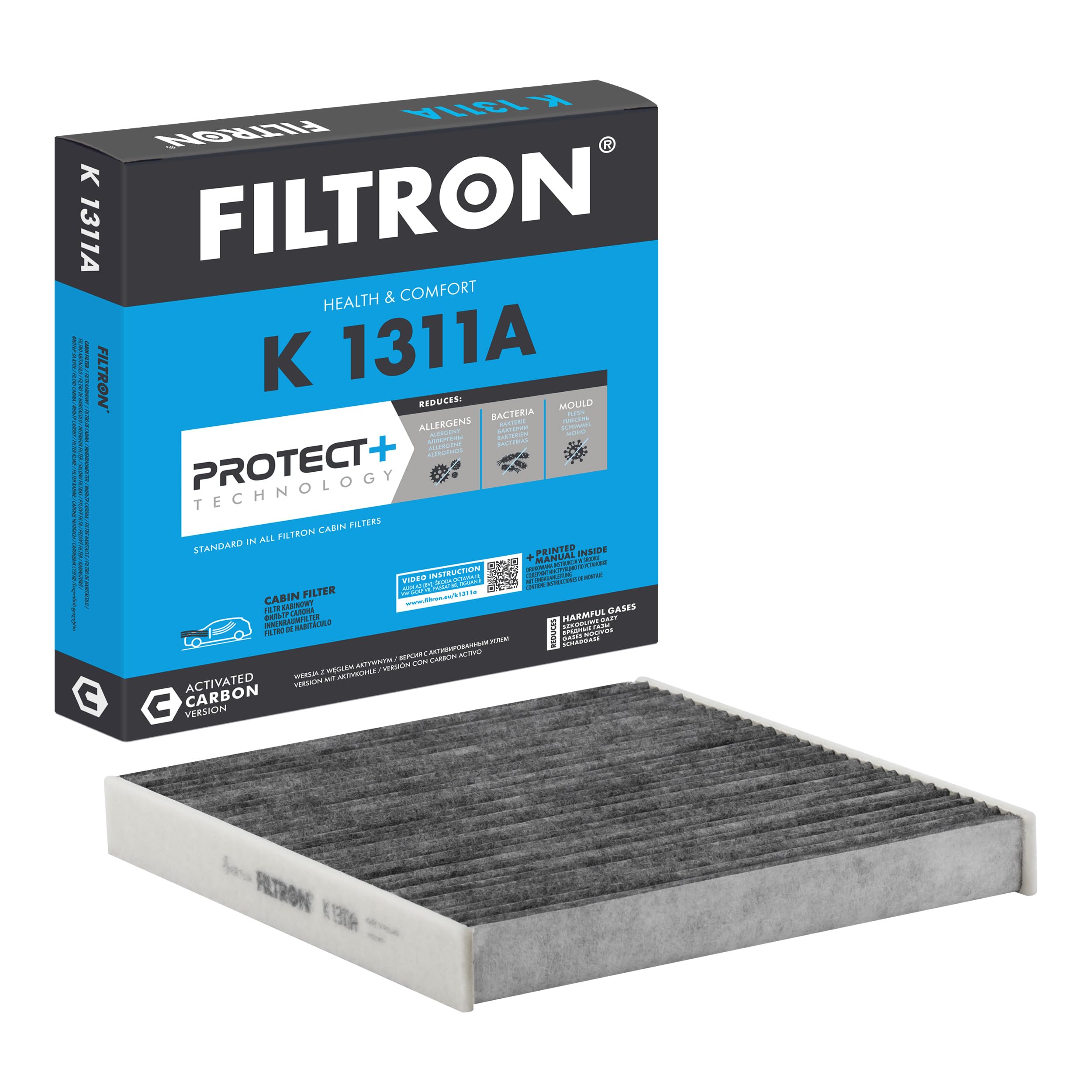 K 1311A FILTRON FILTER, CABIN AIR FOR AUDI CUPRA FORD MAN SEAT SKODA VW