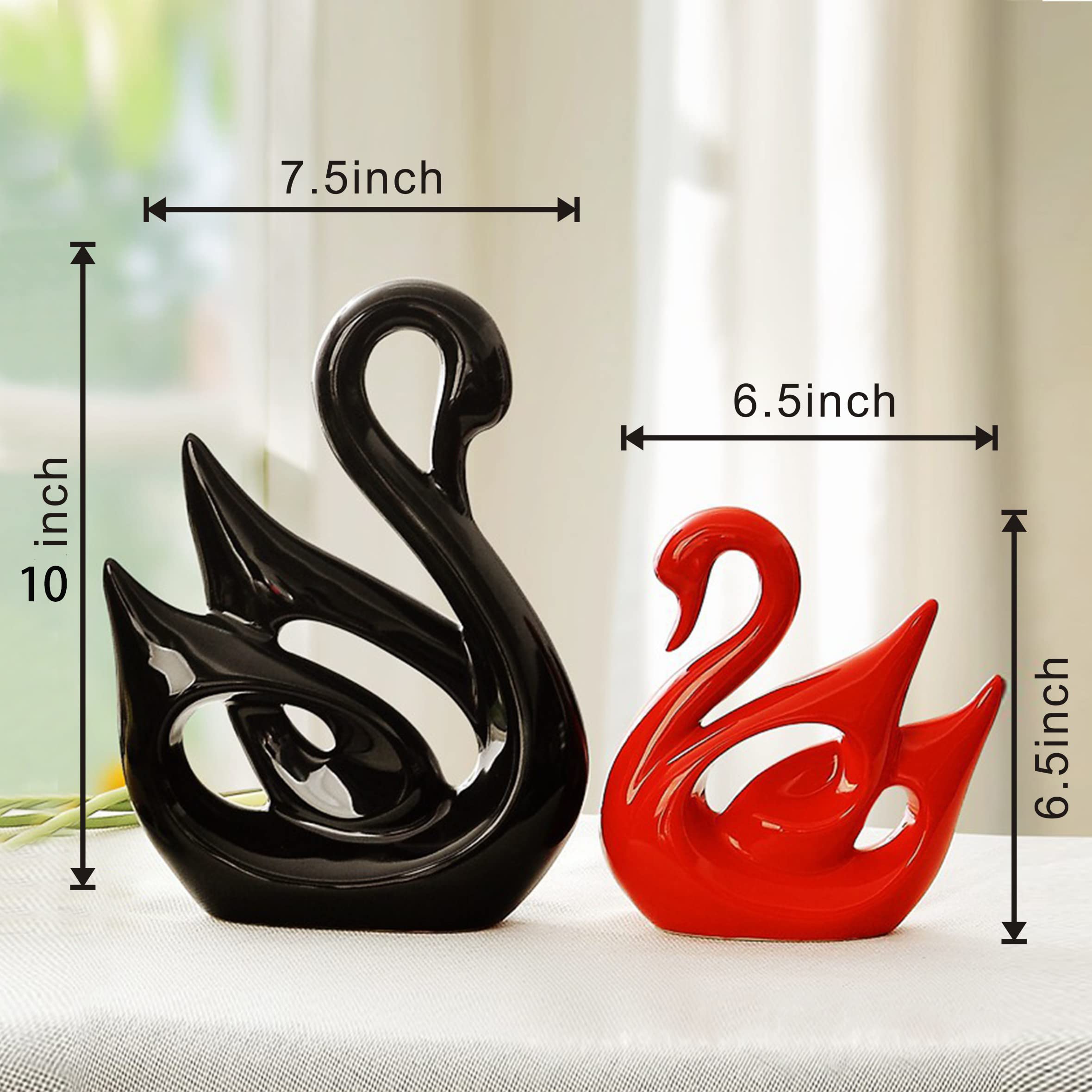 【Carrol Swan】Ceramic Object 球体 オブジェ Amazon.com: 2 Pieces Swan Sculpture Decor Swan Table