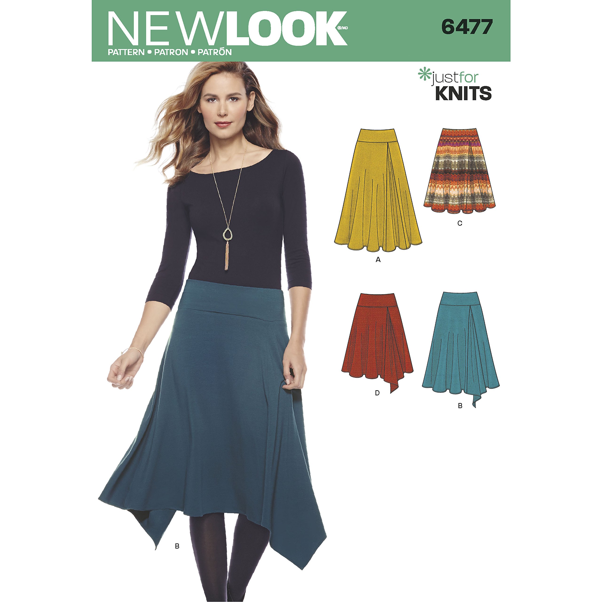 Patron Jupe New Look NL6477 exprimez votre créativité en couture