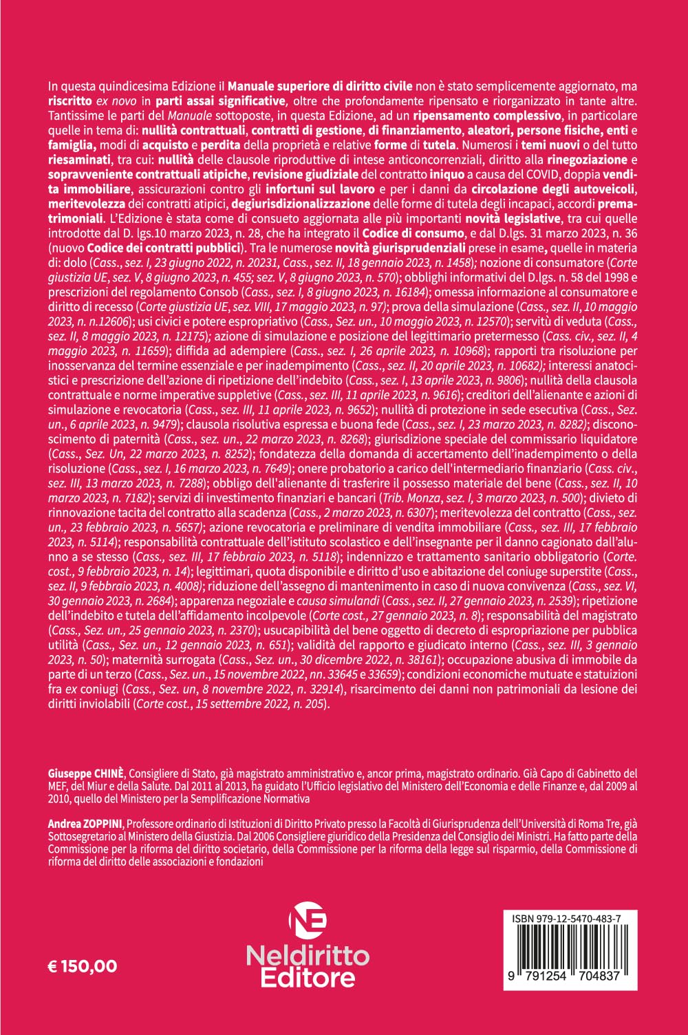 Manuale di diritto civile. Nuova ediz.