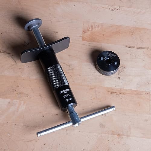 Miniatura 8 de OEMTOOLS 35058 Herramienta de rebobinado de pistón de pinza de freno, herramienta de retroceso de pinza de freno con resorte, herramienta universal