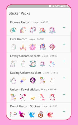 WAStickerApps Unicorn Stickers